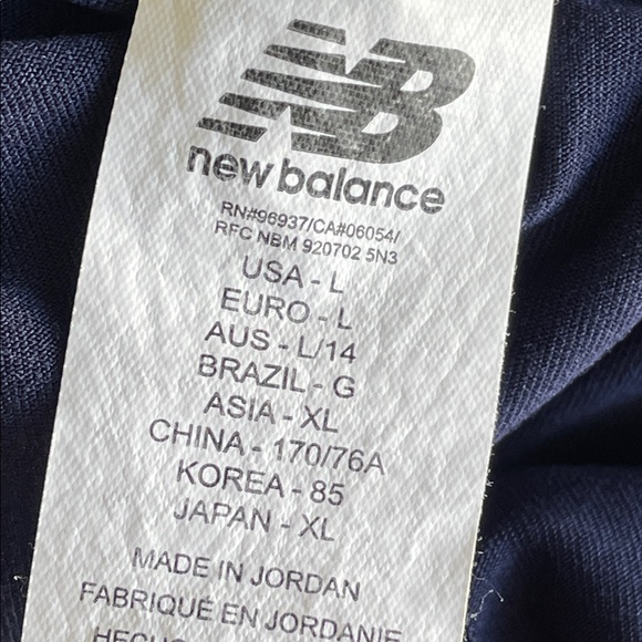 New Balance Navy Blue Camo Athletic Shorts - Picture 4 of 7